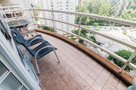 Varanda da Sala de apartamento para alugar com 1 quarto, 49m² em Jardim Londrina, São Paulo