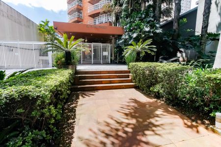Apartamento para alugar com 49m², 1 quarto e 2 vagasFachada e portaria