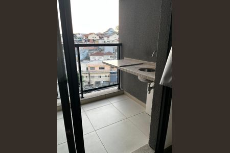Studio à venda com 39m², 1 quarto e 1 vagaVaranda