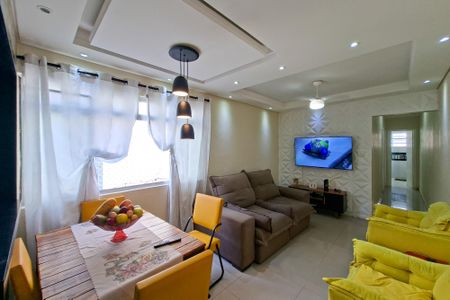 Sala de apartamento para alugar com 2 quartos, 76m² em Cidade Ocian, Praia Grande