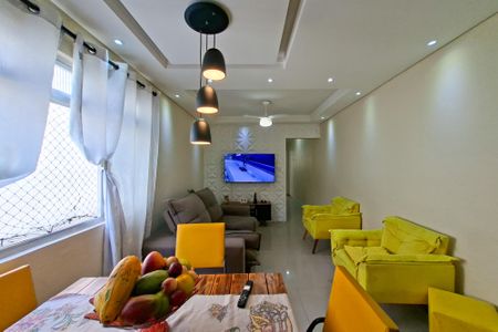 Sala de apartamento para alugar com 2 quartos, 76m² em Cidade Ocian, Praia Grande