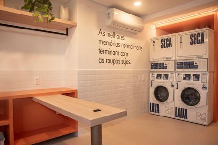 Studio para alugar com 34m², 1 quarto e sem vagaÁrea comum - Lavanderia