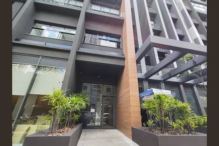 Studio para alugar com 27m², 1 quarto e sem vaga Studio para alugar com 27m², 1 quarto e sem vagaFachada