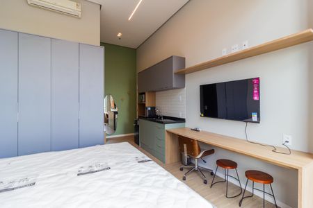 Kitnet/Studio de kitnet/studio para alugar com 1 quarto, 27m² em Cerqueira César, São Paulo