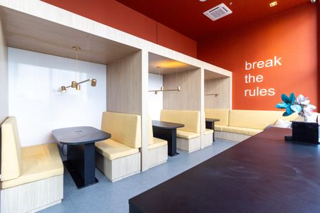 Studio para alugar com 27m², 1 quarto e sem vaga Studio para alugar com 27m², 1 quarto e sem vagaÁrea comum - Coworking