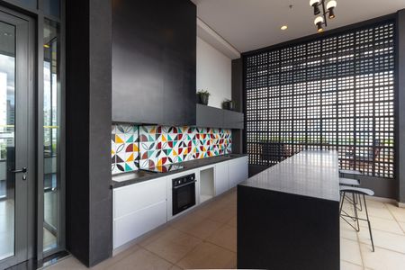 Studio para alugar com 27m², 1 quarto e sem vaga Studio para alugar com 27m², 1 quarto e sem vagaÁrea comum - Espaço Gourmet