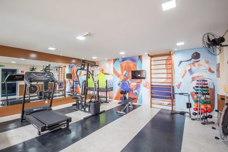 Apartamento à venda com 52m², 2 quartos e 1 vaga Apartamento à venda com 52m², 2 quartos e 1 vagaÁrea comum - Academia