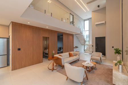 Sala de Estar de casa de condomínio para alugar com 3 quartos, 287m² em Parque Olívio Franceschini, Hortolândia