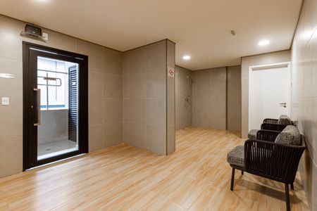 Studio para alugar com 24m², 1 quarto e sem vaga Studio para alugar com 24m², 1 quarto e sem vagaSaúna