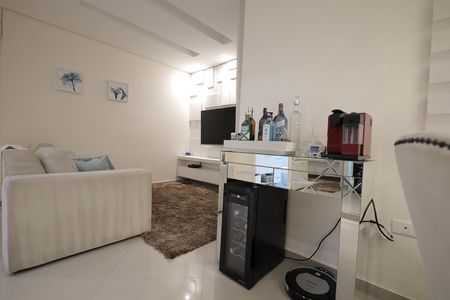 Sala de apartamento à venda com 2 quartos, 75m² em Campestre, Santo André