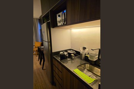 Studio para alugar com 35m², 1 quarto e sem vaga Studio para alugar com 35m², 1 quarto e sem vagaCozinha