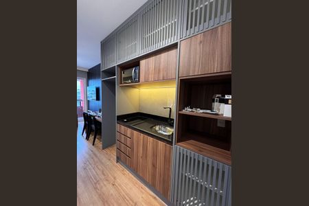 Studio para alugar com 35m², 1 quarto e sem vaga Studio para alugar com 35m², 1 quarto e sem vagaCozinha