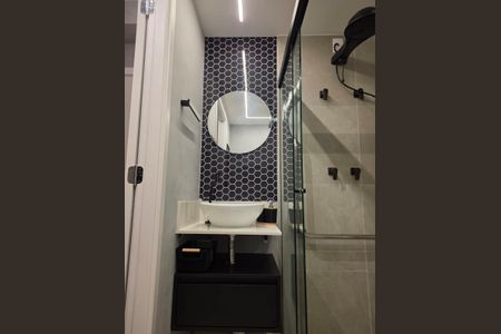 Studio para alugar com 35m², 1 quarto e sem vaga Studio para alugar com 35m², 1 quarto e sem vagaBanheiro