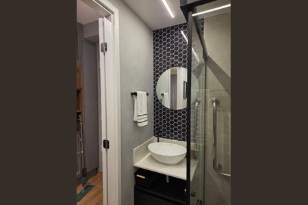 Studio para alugar com 35m², 1 quarto e sem vaga Studio para alugar com 35m², 1 quarto e sem vagaBanheiro