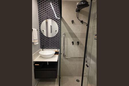 Studio para alugar com 35m², 1 quarto e sem vaga Studio para alugar com 35m², 1 quarto e sem vagaBanheiro