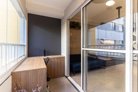 Varanda do Studio de kitnet/studio para alugar com 1 quarto, 33m² em Campos Elíseos, São Paulo