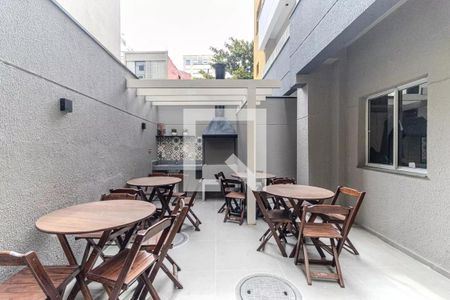 Studio para alugar com 33m², 1 quarto e sem vagaChurrasqueira