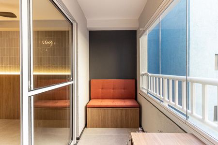 Varanda do Studio de kitnet/studio para alugar com 1 quarto, 33m² em Campos Elíseos, São Paulo