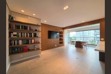 Sala de apartamento à venda com 2 quartos, 77m² em Indianópolis, São Paulo