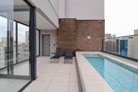 Studio para alugar com 22m², 1 quarto e sem vagaPiscina