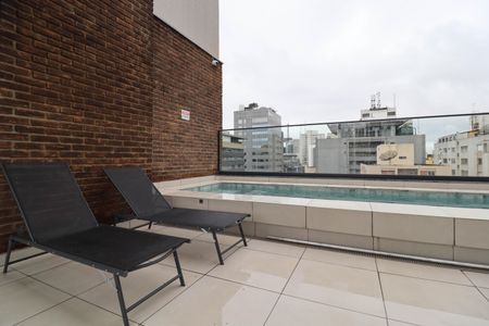 Studio para alugar com 22m², 1 quarto e sem vagaPiscina