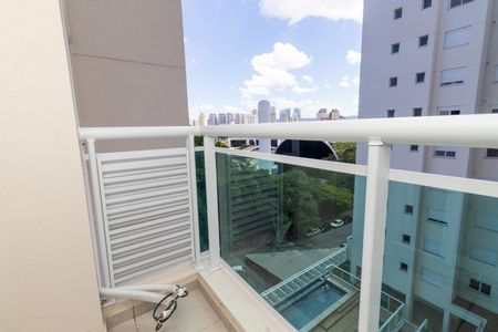 Varanda da Sala de apartamento à venda com 1 quarto, 41m² em Barra Funda, São Paulo