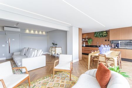 Sala de apartamento à venda com 3 quartos, 176m² em Indianópolis, São Paulo
