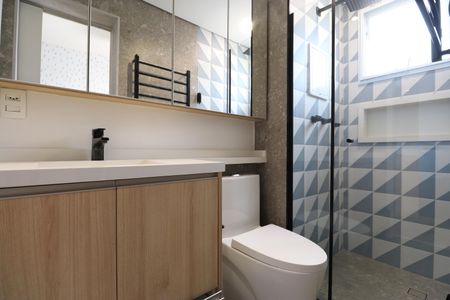 Apartamento para alugar com 129m², 3 quartos e 2 vagasBanheiro da Suíte 1