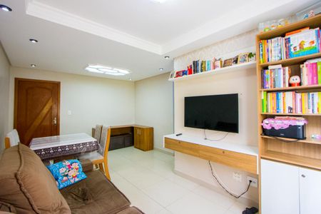 Sala de apartamento à venda com 2 quartos, 56m² em Parque Sao Vicente, Santo André