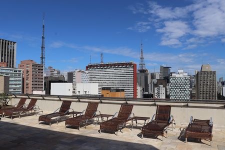Studio para alugar com 43m², 1 quarto e 1 vagaRooftop