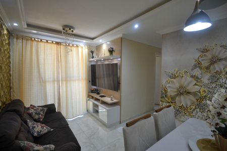 Sala de apartamento para alugar com 3 quartos, 57m² em Jardim Jasmim, Nova Iguaçu