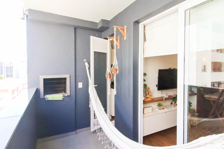 Varanda da Sala de apartamento à venda com 2 quartos, 53m² em Centro, Canoas