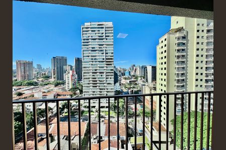 Varanda do studio de kitnet/studio para alugar com 1 quarto, 24m² em Pinheiros, São Paulo