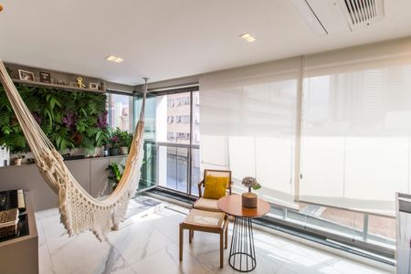 Varanda gourmet de apartamento à venda com 2 quartos, 123m² em Alphaville Empresarial, Barueri