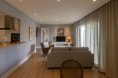 Apartamento para alugar com 90m², 1 quarto e 2 vagasSala