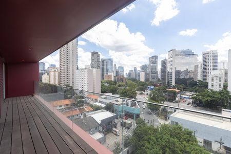 Apartamento para alugar com 90m², 1 quarto e 2 vagasVaranda da Sala