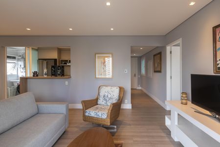 Apartamento para alugar com 90m², 1 quarto e 2 vagasSala