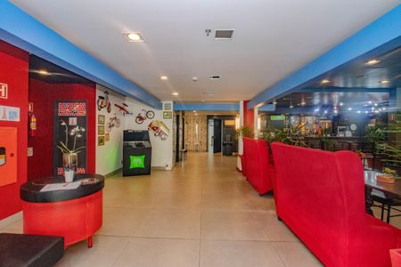 Hall de entrada de kitnet/studio à venda com 1 quarto, 24m² em Bom Fim, Porto Alegre