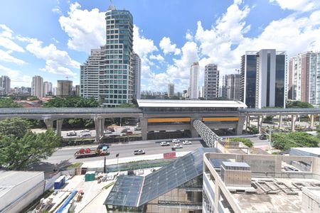 Varanda - Vista de kitnet/studio para alugar com 1 quarto, 22m² em Vila Cordeiro, São Paulo