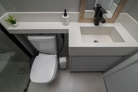 Apartamento para alugar com 56m², 2 quartos e 1 vagaBanheiro do Quarto 2 Suíte