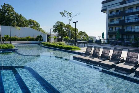 Studio à venda com 40m², 1 quarto e 1 vagaPiscina