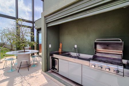 Studio à venda com 18m², 1 quarto e sem vaga Studio à venda com 18m², 1 quarto e sem vagaÁrea comum - Churrasqueira