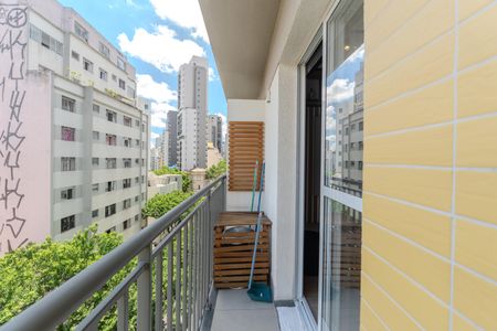 Studio para alugar com 26m², 1 quarto e sem vagaSacada