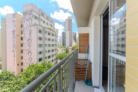 Sacada de kitnet/studio para alugar com 1 quarto, 26m² em Bela Vista, São Paulo