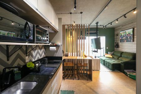 Studio à venda com 44m², 1 quarto e 1 vagaCozinha