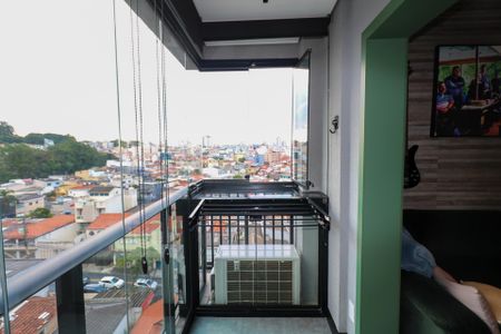 Studio à venda com 44m², 1 quarto e 1 vagaVaranda