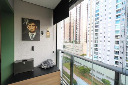 Studio à venda com 44m², 1 quarto e 1 vagaVaranda