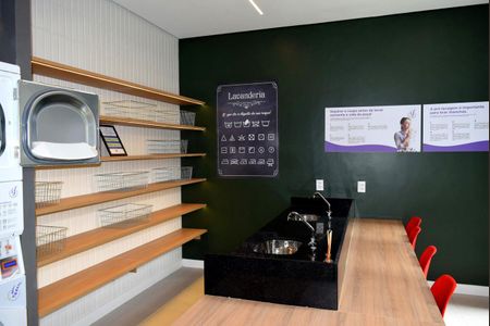 Studio para alugar com 24m², 1 quarto e sem vagaLavanderia