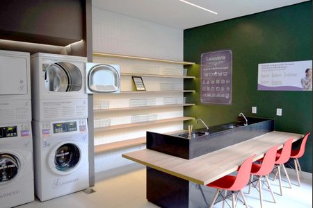 Studio para alugar com 24m², 1 quarto e sem vagaLavanderia