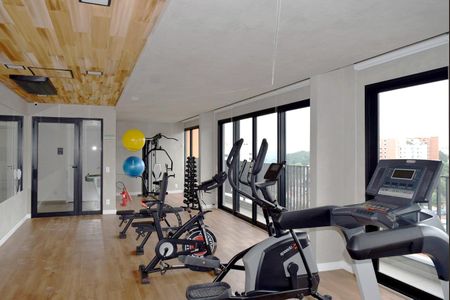 Studio para alugar com 24m², 1 quarto e sem vagaAcademia